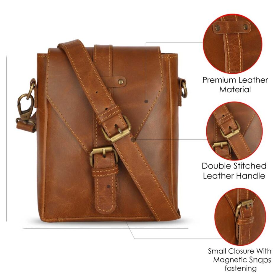 Trivial Leather Satchel Bag features