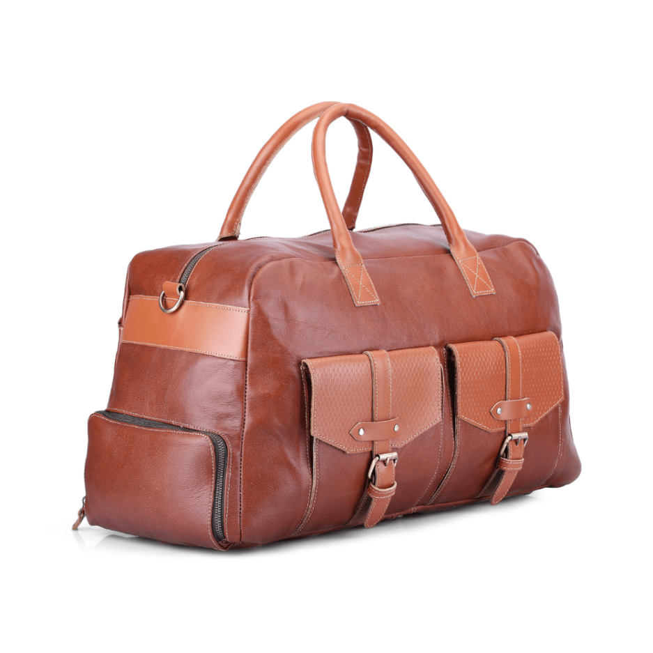 Men's Leather Weekender travel bag unique gifts