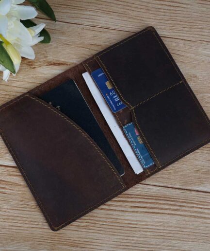 Personalized sleek unisex travel wallet cover