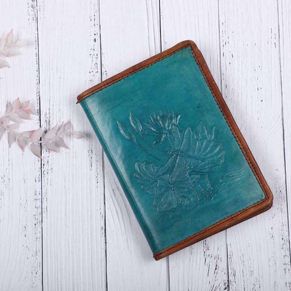 A6 Dragonfly Design Refillable Journal Notebook with Lined Pages